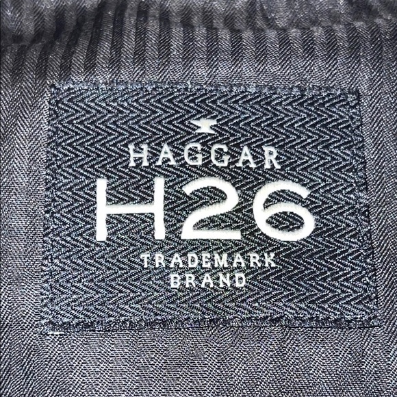 NWT Haggar Flat Front Black and Gray Plaid Shorts Size 40 Waist #116 - Picture 9 of 9